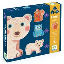 miskui lt - Djeco Primo Puzzle In the Forest DJ07143 - 3 nuotrauka