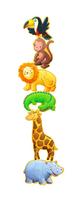 drauge - Djeco Giant Puzzle Marmoset And Friends DJ07114 - 2 nuotrauka