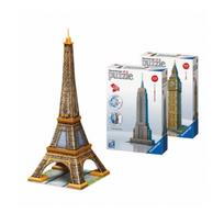 ravensburger 3d puzzle - Ravensburger 3D Puzzle Eiffel Tower Paris 125562 - 2 nuotrauka