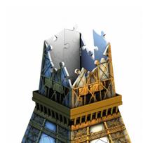 ravensburger 3d puzzle - Ravensburger 3D Puzzle Eiffel Tower Paris 125562 - 3 nuotrauka