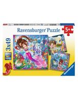 RAVENSBURGER dėlionė Žavios undinės, 3vnt, 49d., 8063