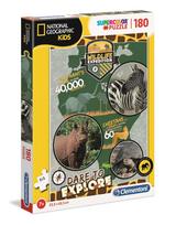 Dėlionė Clementoni SuperColor National Geographic Kids Wildlife Expedition 29207, 180 dalių