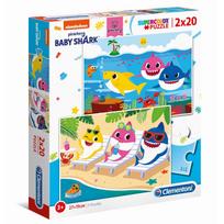 Dėlionė Clementoni Baby Shark Puzzle 2x20pcs 24777