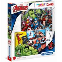 frozen puzzle - Dėlionė Clementoni SuperColor, 120 vnt. - 1 nuotrauka