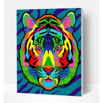 diamond mozaika - Splat Planet deimantinė dėlionė POP TIGRAS 30x40 cm - 1 nuotrauka