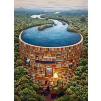 clementoni puzzle 1000 - Dėlionė Clementoni Bibliodame 39603, 1000 vnt. - 2 nuotrauka