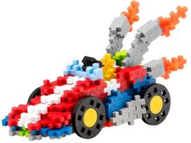 go kartai - Plus Plus GO, Kartingai, 240 vnt. - 4 nuotrauka