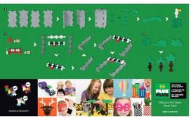 plus konstruktorius - Plus Plus konstruktorius, Lenktynių trasa, Mini Bazinės 1060 - 3 nuotrauka