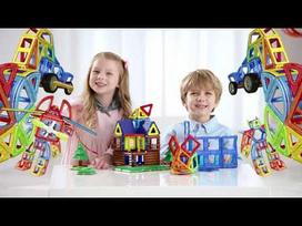 blokeliai senukai - MAGFORMERS Magnetinis rinkinys, 30 vnt. - 1 nuotrauka