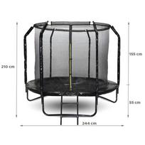 batutu apsauginiai tinklai 244 - SKYFLYER 244 CM SU KOPĖČIOMIS IR APSAUGINIU TINKLU - 11 nuotrauka
