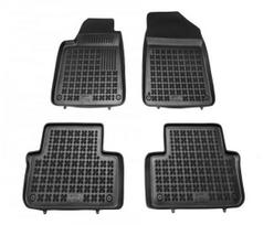 rubber mat - REZAW-PLAST Peugeot 407 04/2004 Rubber Floor Mats - 2 nuotrauka