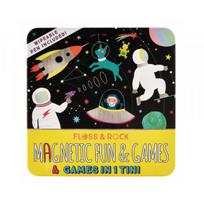 magnetinis stalas zaidimas - Magnetinis žaidimas, Kosmosas 4 in 1 - 1 nuotrauka