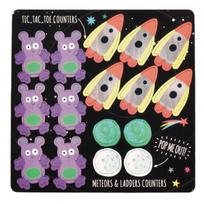 magnetinis stalas zaidimas - Magnetinis žaidimas, Kosmosas 4 in 1 - 8 nuotrauka