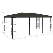 Pavėsinė, antracito spalvos, 3x6m