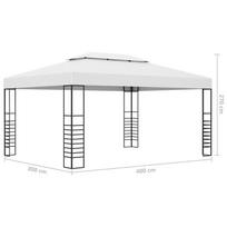 Sodo pavėsinė, antracito, 4x3x2,7m, plienas