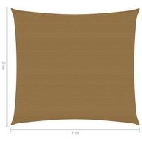 Uždanga nuo saulės, taupe spalvos, 2x2m, HDPE, 160g/m