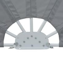 Tentas VLX Collapsible Terrace Side Awning, pilkas, 2000x2000 mm
