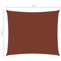 Tentas nuo saulės, oksfordo, stačiakampis, 4x5m, terakota