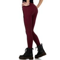 bordo kelnes - Bordo spalvos kelnės - 3 nuotrauka