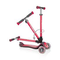 globber paspirtukas - Triratis paspirtukas Globber Elite Deluxe, raudonas - 2 nuotrauka