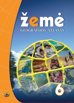 Žemė 6, geografijos atlasas 6 kl.