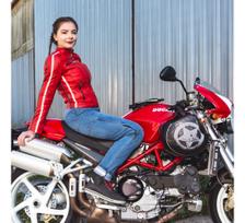 moto apranga - Moteriški moto džinsai W-TEC Lustipa - 4 nuotrauka