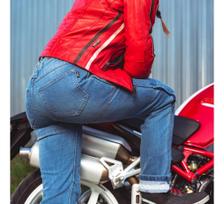 moto apranga - Moteriški moto džinsai W-TEC Lustipa - 6 nuotrauka