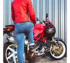 moto apranga - Moteriški moto džinsai W-TEC Lustipa - 9 nuotrauka