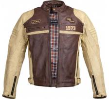 moto apranga - Vyriška odinė motociklo striukė W-TEC Retro - 6 nuotrauka