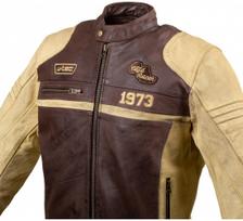 moto apranga - Vyriška odinė motociklo striukė W-TEC Retro - 8 nuotrauka
