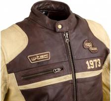 moto apranga - Vyriška odinė motociklo striukė W-TEC Retro - 9 nuotrauka