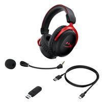 ps4 ausines - HYPERX Cloud II Wireless  - Red - 4 nuotrauka