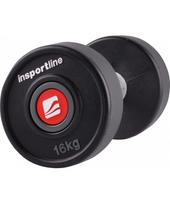 hanteliai 6kg - Gumuotas hantelis inSPORTline PRO 16kg - 3 nuotrauka