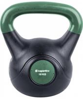 gira 10kg - Insportline Vinilinė gira cementiniu užpildu Vin-Bell Dark 10kg - 1 nuotrauka