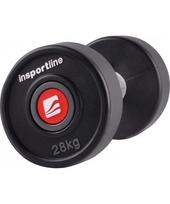 gumuoti hanteliai - Gumuotas hantelis inSPORTline PRO 28kg - 3 nuotrauka