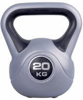 hanteliai 4 kg - Vinilinė gira cementiniu užpildu inSPORTline 20kg - 2 nuotrauka