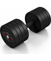 gumuoti hanteliai - Gumuotas hantelis Marbo - 32,5 kg, juodas - 1 nuotrauka