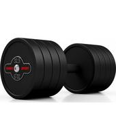 gumuoti hanteliai - Gumuotas hantelis Marbo - 32,5 kg, juodas - 3 nuotrauka