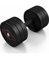 gumuoti hanteliai - Gumuotas hantelis Marbo - 22,5 kg, juodas - 3 nuotrauka