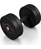gumuoti hanteliai - Gumuotas hantelis Marbo - 17,5 kg, juodas - 3 nuotrauka