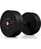 15 kg hanteliai - Gumuotas hantelis Marbo - 15 kg, juodas - 2 nuotrauka