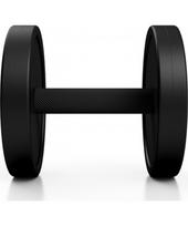 hanteliai 5 kg - Gumuotas hantelis Marbo - 5 kg, juodas - 3 nuotrauka