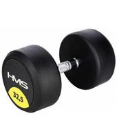 hms, 1 kg - Guminis hantelis HMS HG Pro -  47,5 kg - 8 nuotrauka