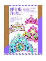 mozaika djeco - DIY Pasidaryk pats - Mozaikų Tiaros ir karūnos Djeco, DJ07901 - 1 nuotrauka