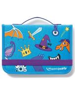 magnetine piesimo lenta - Piešimo rinkinys su magnetine lenta Maped Creativ Travel Board Knights and Princesses - 4 nuotrauka