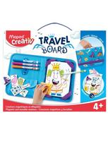 magnetine piesimo lenta - Piešimo rinkinys su magnetine lenta Maped Creativ Travel Board Knights and Princesses - 6 nuotrauka