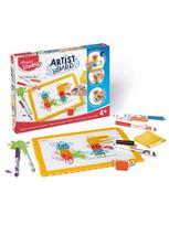 magnetine piesimo lenta - Piešimo rinkinys su magnetine lenta Maped Creativ Artist Board Monsters - 2 nuotrauka
