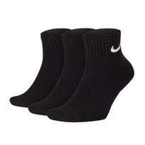 nike socks - Nike Everyday Cushion Ankle 3Pak M SX7667-010 kojinės sportui (47922) (Juoda spalva, 39 - 42 dydis) - 2 nuotrauka
