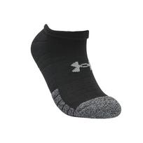 teniso kojines - Under Armor HeatGear No Show 3-Pack W 1346755-001 kojinės sportui (50059) (Juoda spalva, XL dydis) - 3 nuotrauka