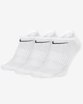 Nike Everyday Max Lightweight 3Pak M SX7678-100 kojinės sportui (47966) (Balta spalva, 47 - 50 dydis)